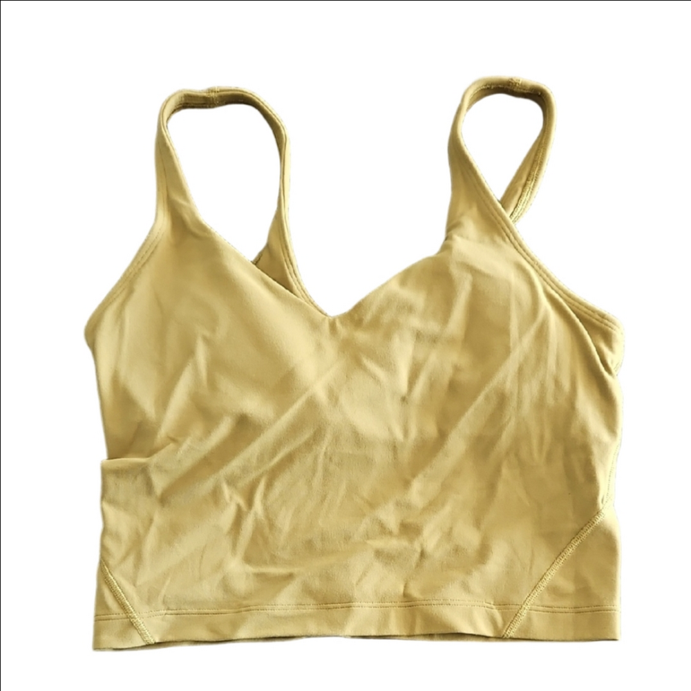 lululemon athletica Yellow Tank Top